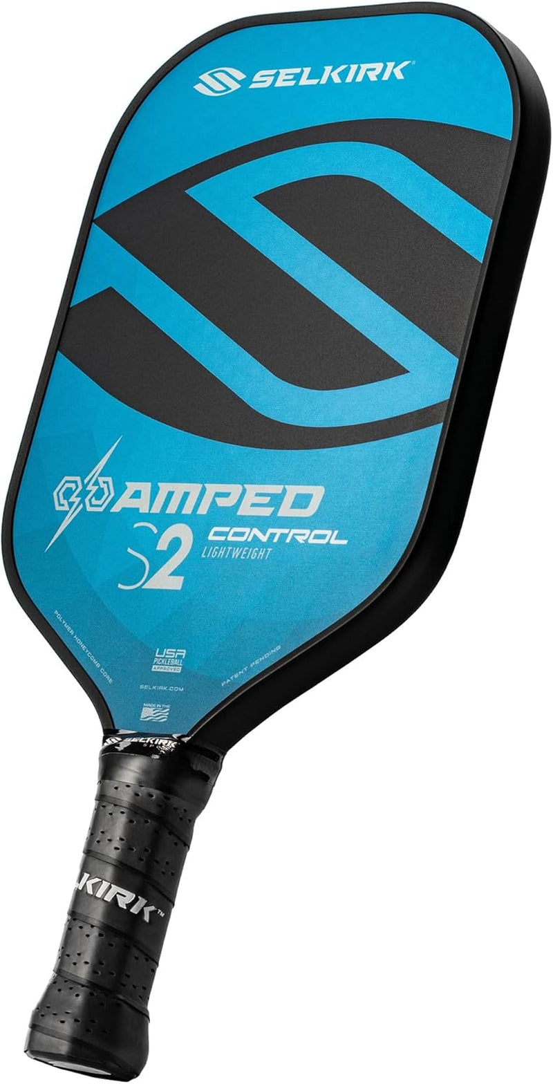 Amped Pickleball Paddle | Assembled in the USA | Amped Control or Amped Pro Fiberglass Pickleball Paddle | Unrivaled Precision & Control