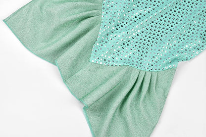 Little Girls Dress Sequins Mermaid Costume