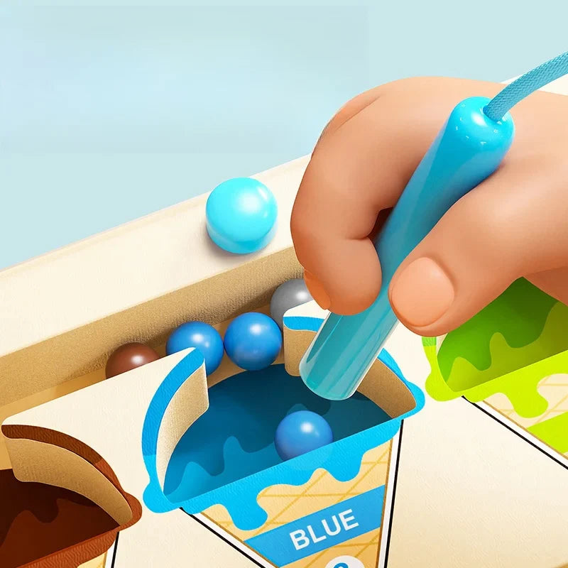 Toys Gifts for 2 3 4 5 Years Old Toddler Girls Boys, Magnetic Color and Number Maze Montessori Toys for 2+ Year Old Kids Birthday Learning Quiet Travel Toy