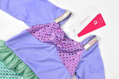 Little Girls Dress Sequins Mermaid Costume