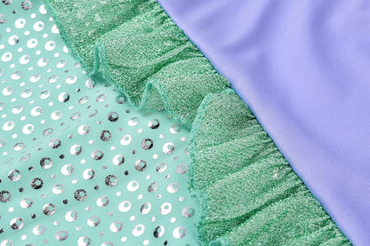 Little Girls Dress Sequins Mermaid Costume